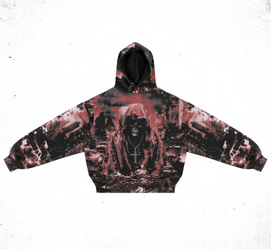 "DOOMSDAY" All Over Print Hoodie